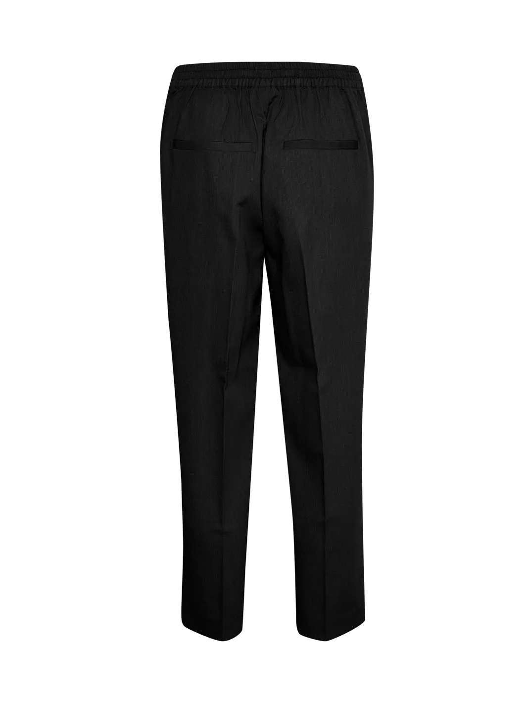 Kaffe KAsakura HW cropped pants black deep