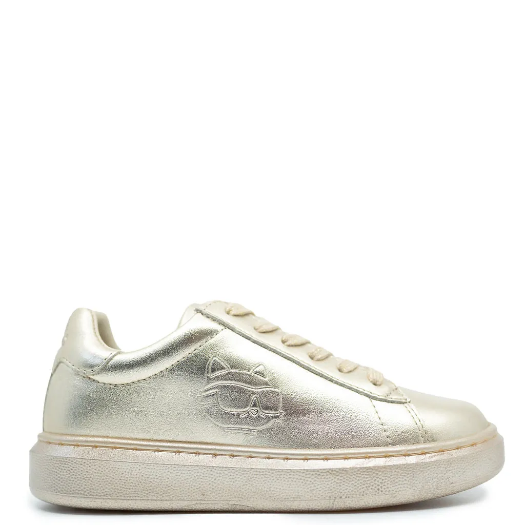 Karl Lagerfeld Gold Logo Sneaker