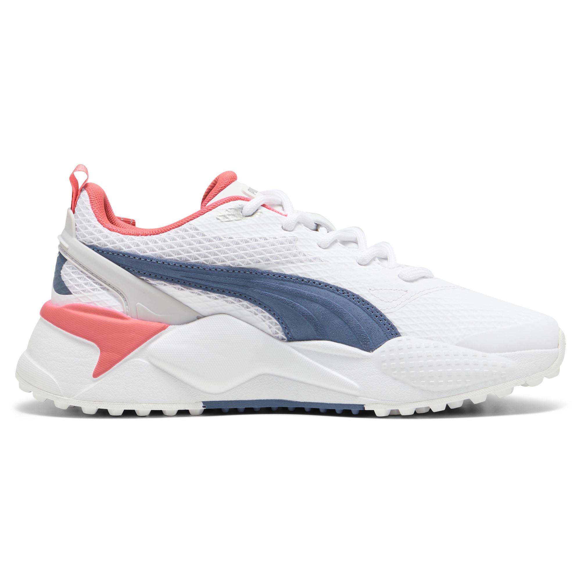 Ladies Puma GS-X Efekt Golf Shoes White/Blue/Ravish