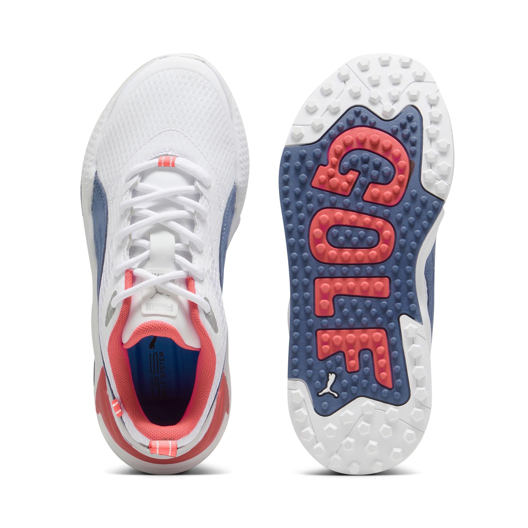 Ladies Puma GS-X Efekt Golf Shoes White/Blue/Ravish