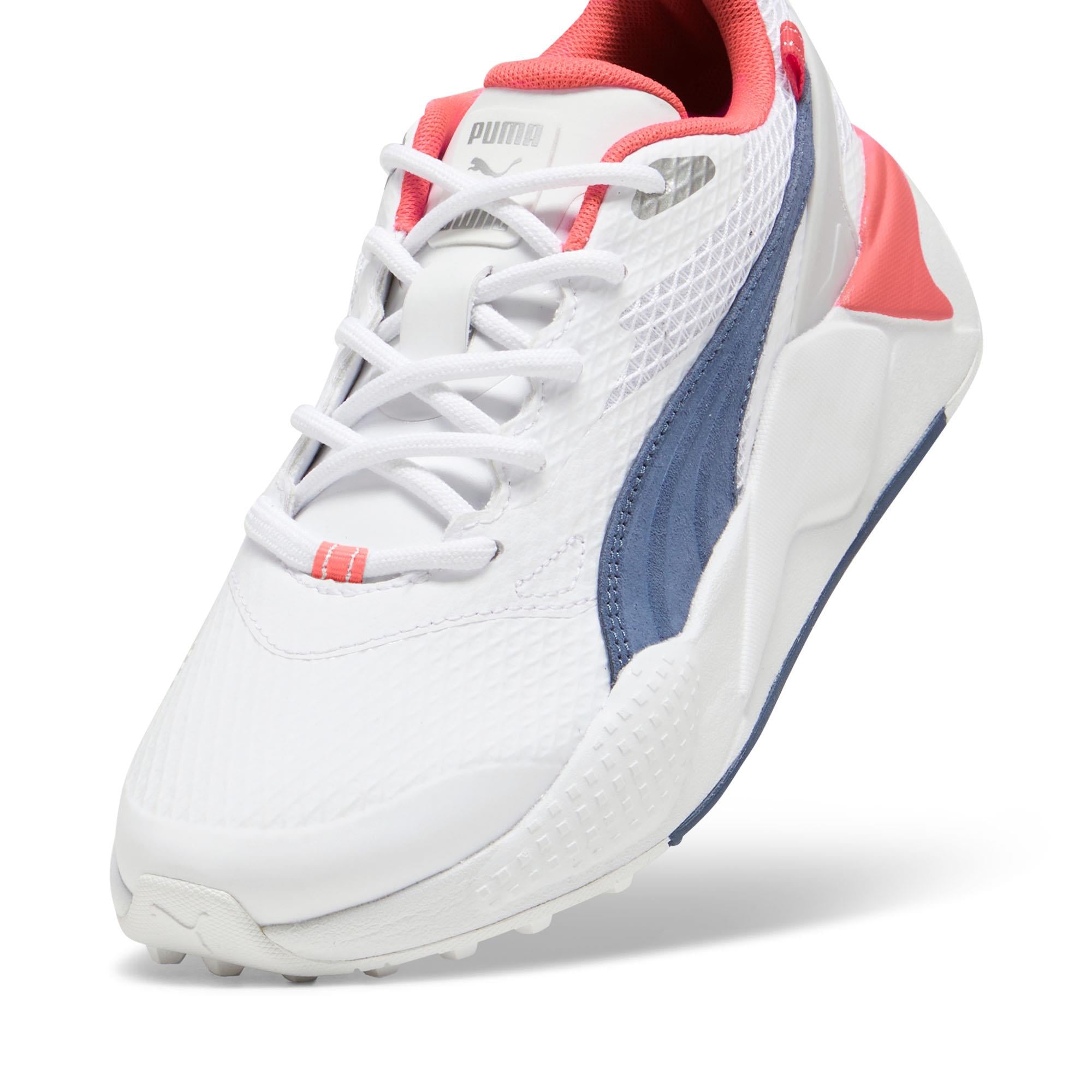 Ladies Puma GS-X Efekt Golf Shoes White/Blue/Ravish