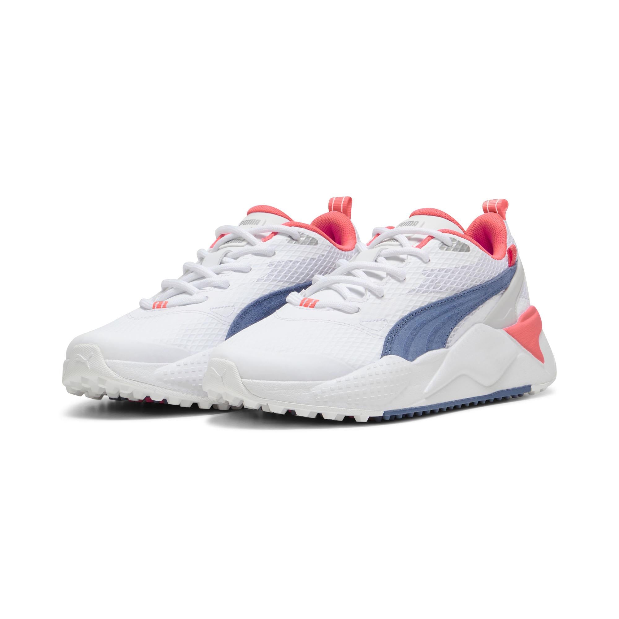 Ladies Puma GS-X Efekt Golf Shoes White/Blue/Ravish