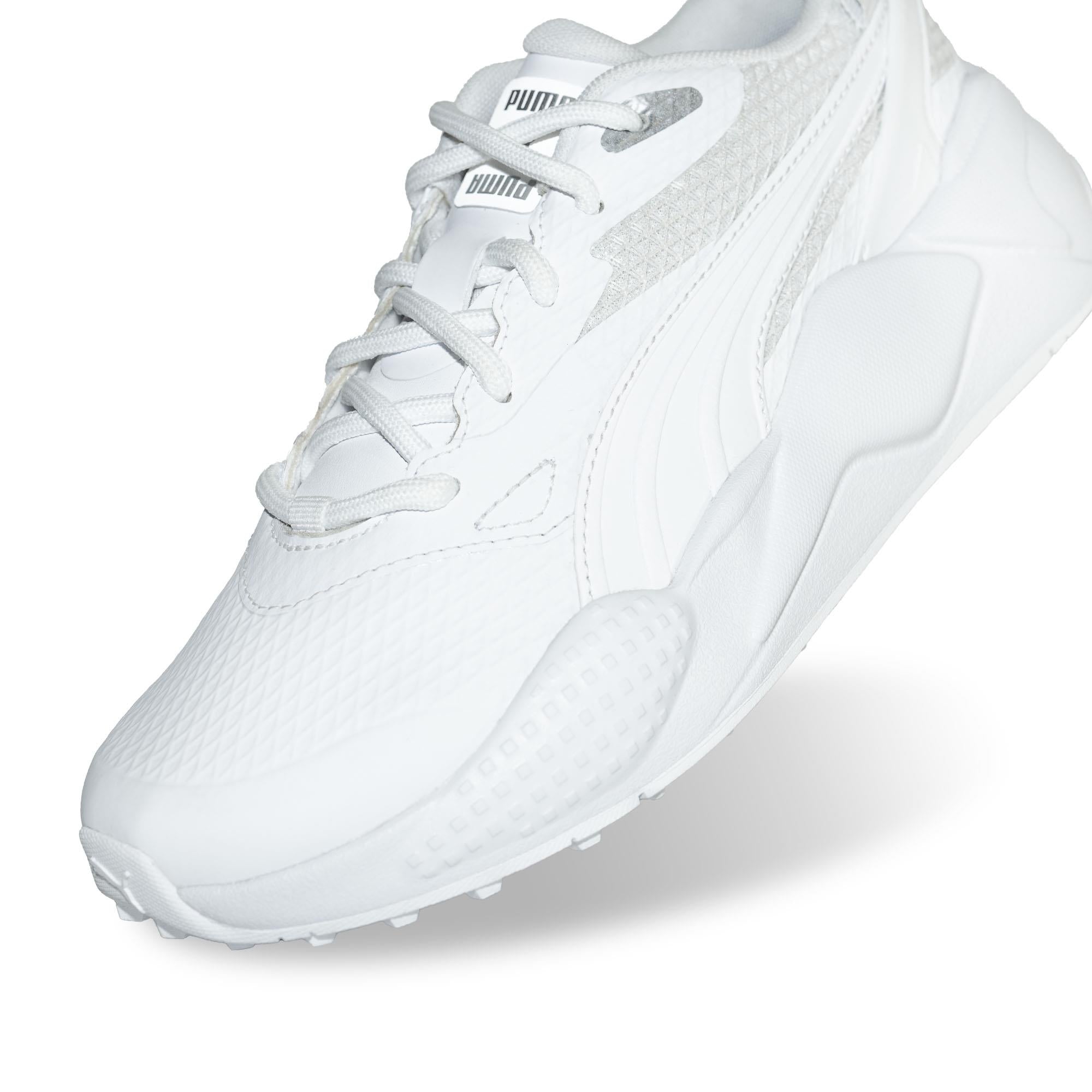 Ladies Puma GS-X Efekt Golf Shoes White/Pale Pink