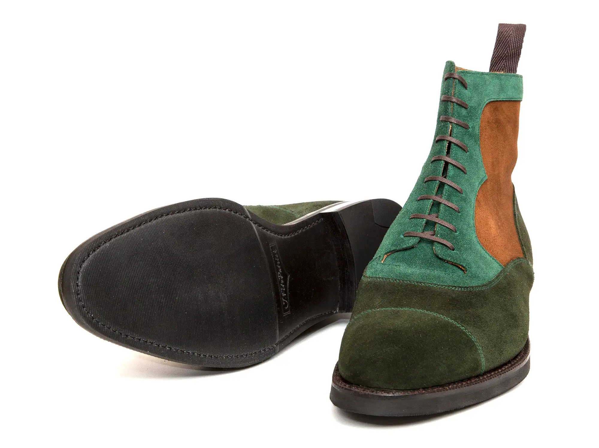 Lakebay - MTO - Forest Green Suede / Bottle Green Suede / Snuff Suede - TMG Last - Double City Rubber Sole