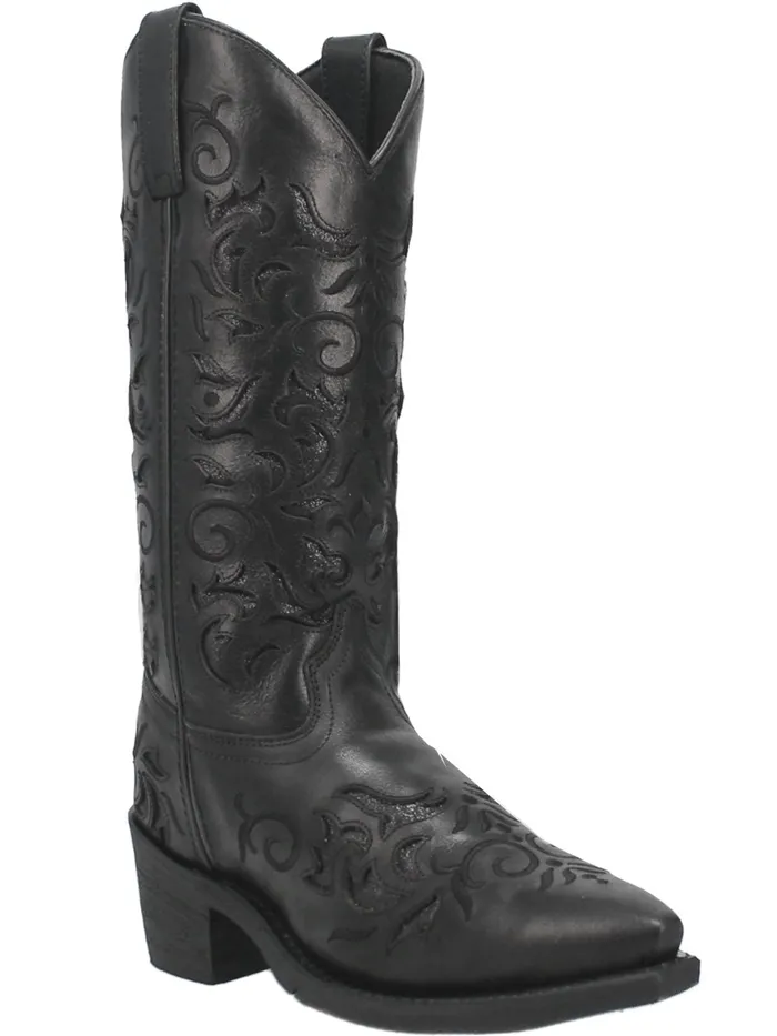 Laredo 52450 Womens Night Sky Leather Boot Black