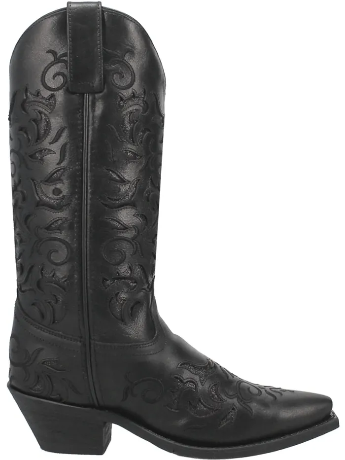 Laredo 52450 Womens Night Sky Leather Boot Black