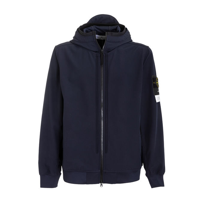 LIGHT SOFTSHELL-R E. DYE Man Navy blue