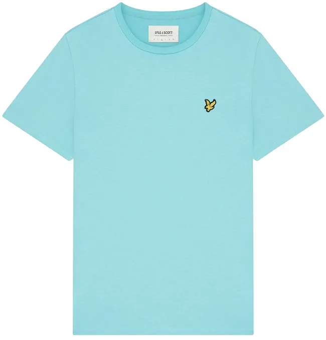 Lyle and Scott Mens Plain T Shirt Brooke Blue