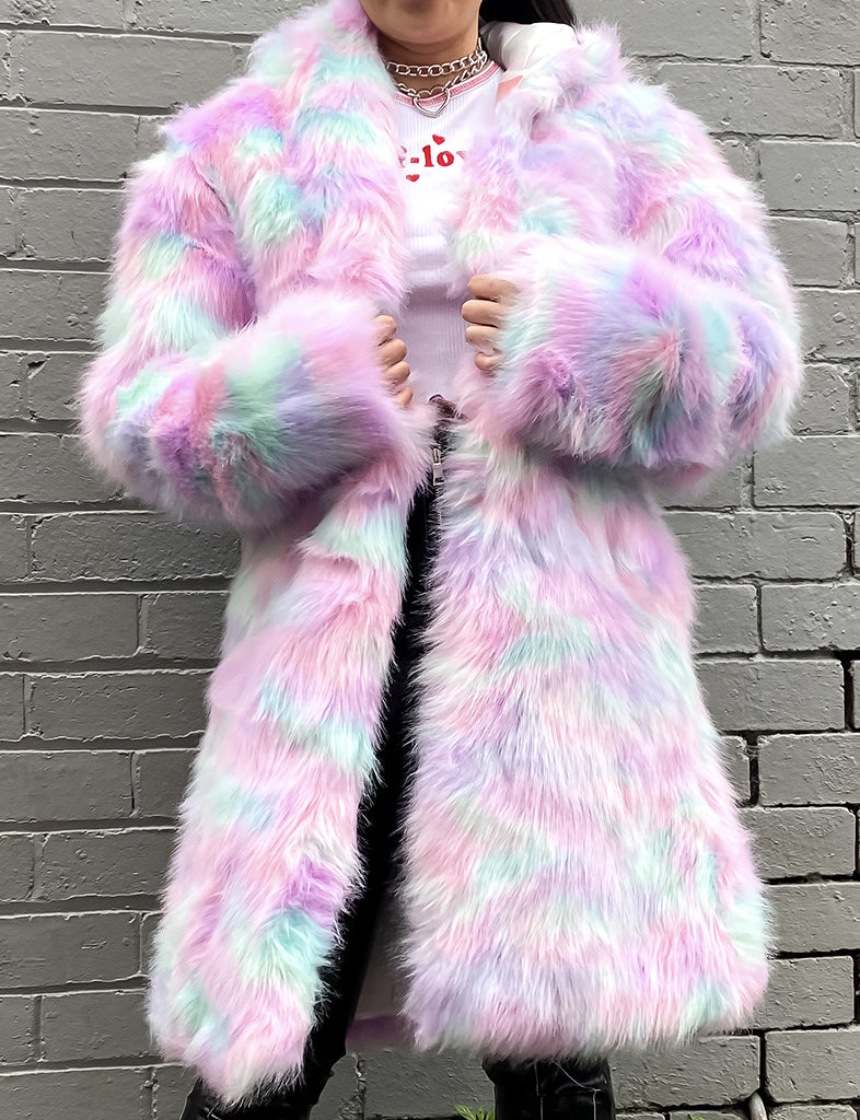 MARSHMALLOW FAUX FUR JACKET  MADE 4 U 