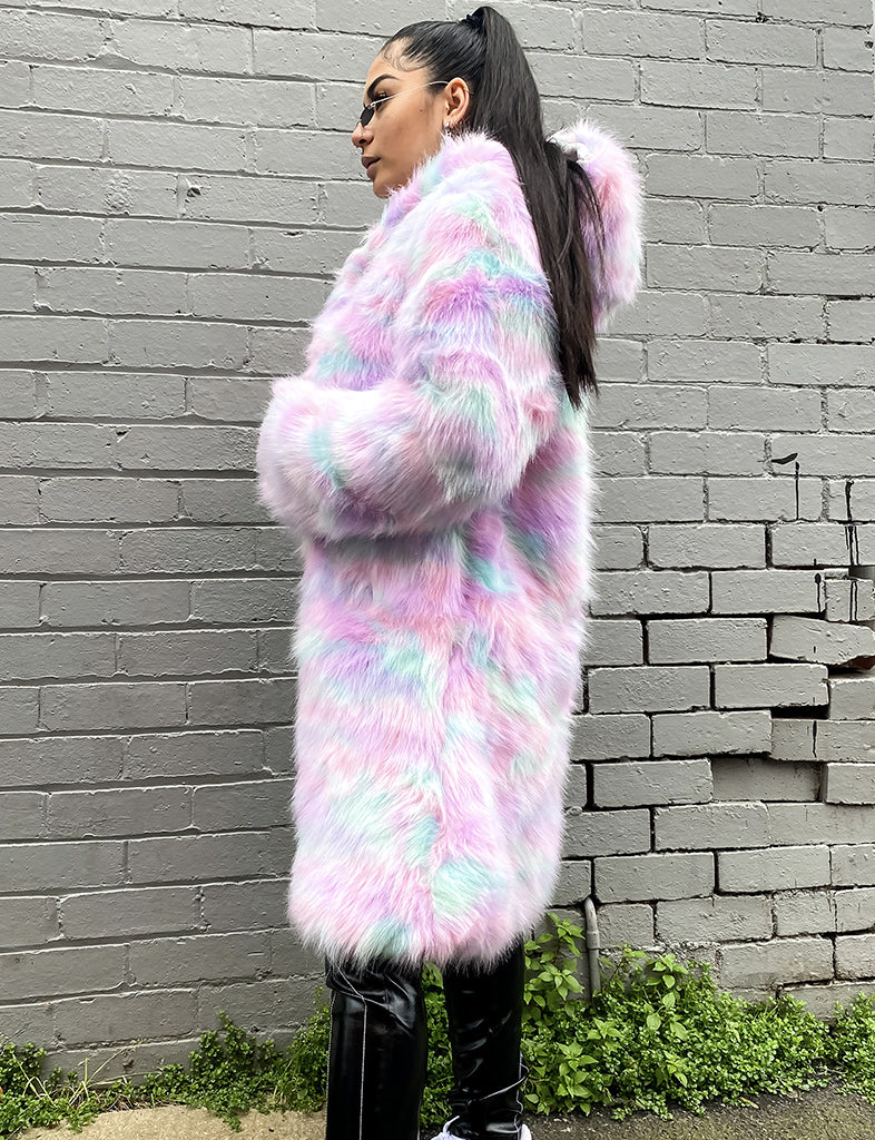 MARSHMALLOW FAUX FUR JACKET  MADE 4 U 