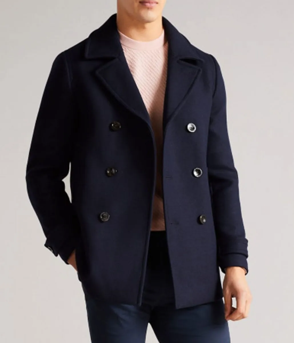 Matt Mcgorry Archive 81 Navy Blue Peacoat