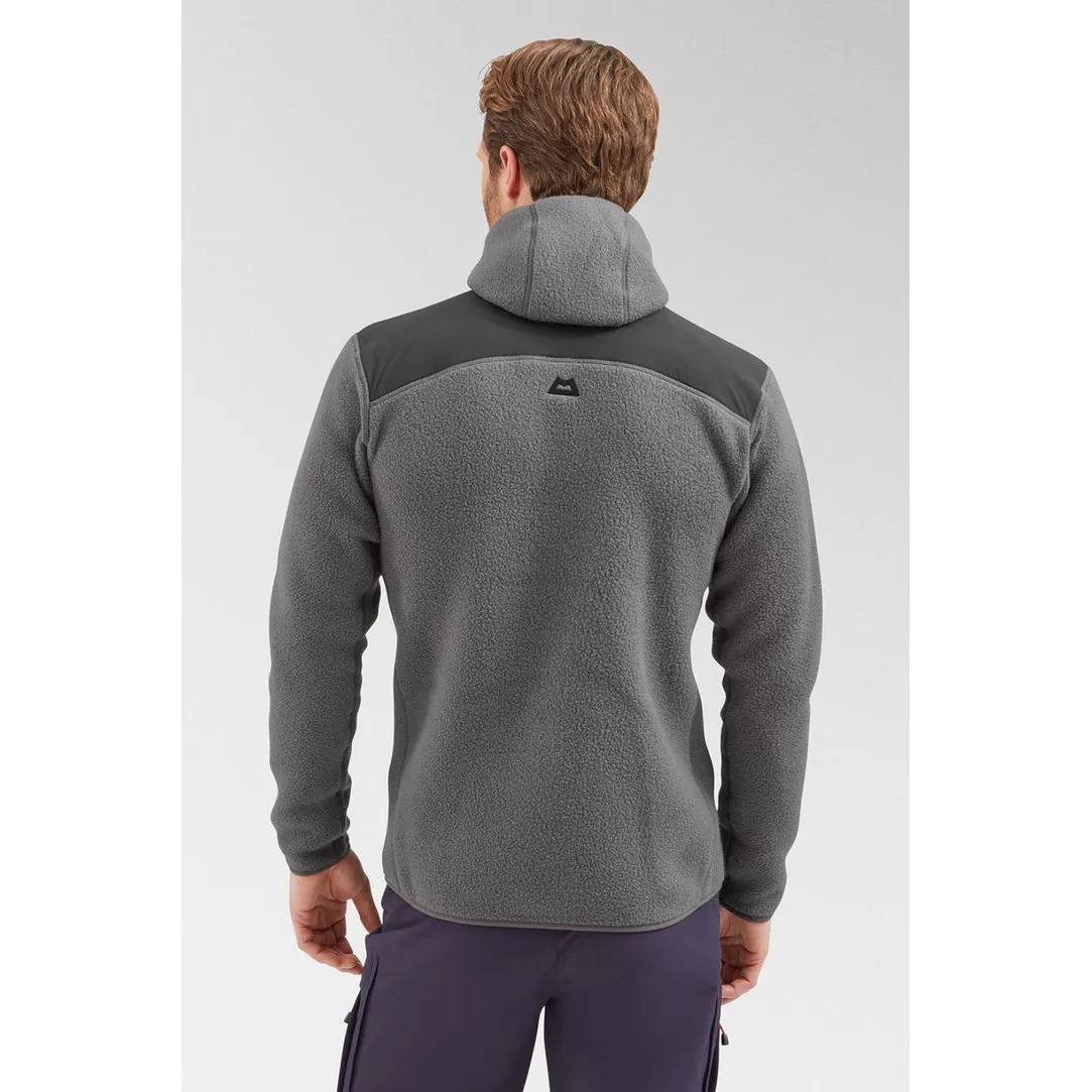 Mens Highpile Hooded Fleece Jacket