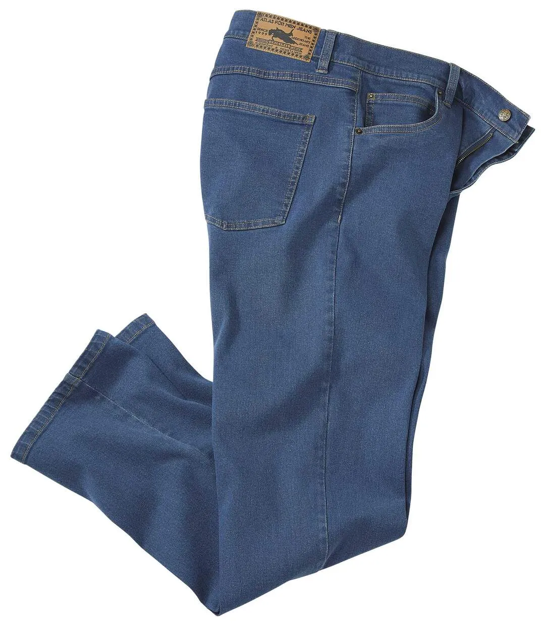 Men's Light Blue Stretch Jeans 