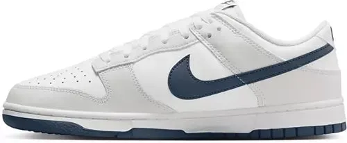 Men's Nike Dunk Low - SUMMIT WHITE/MIDNIGHT NAVY