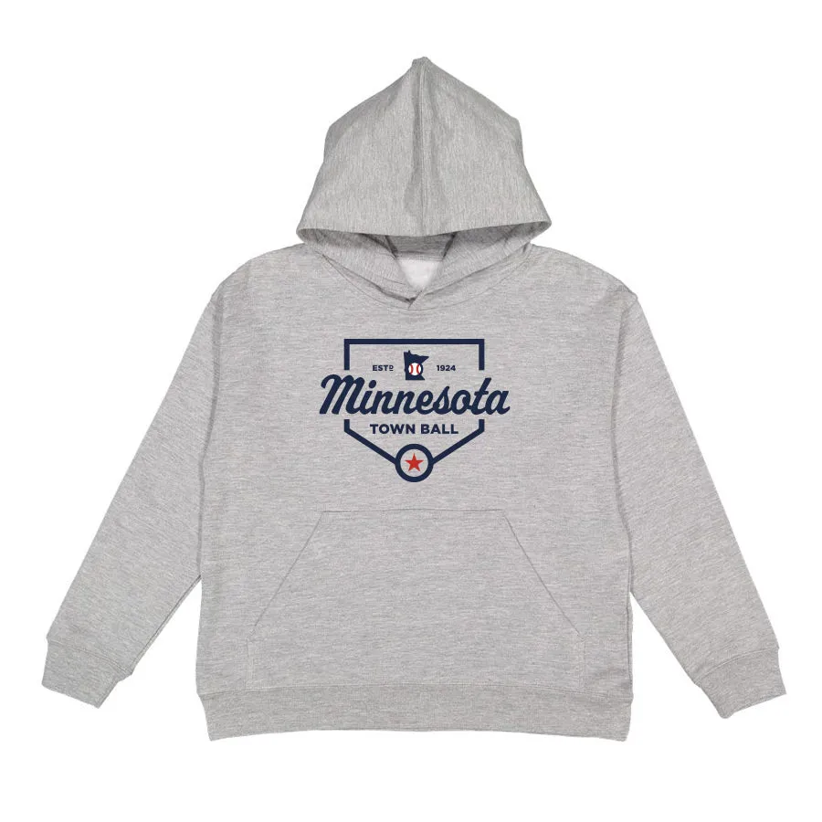 MN Town Ball Badge Kid's Lightweight Hoodie