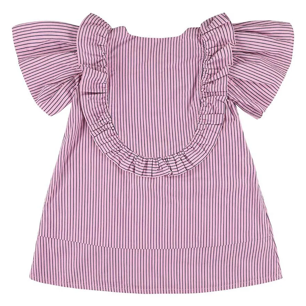 Morley Child Ummy Dress Prince Bonbon Pink Stripes