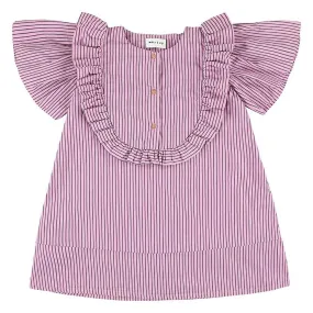 Morley Child Ummy Dress Prince Bonbon Pink Stripes