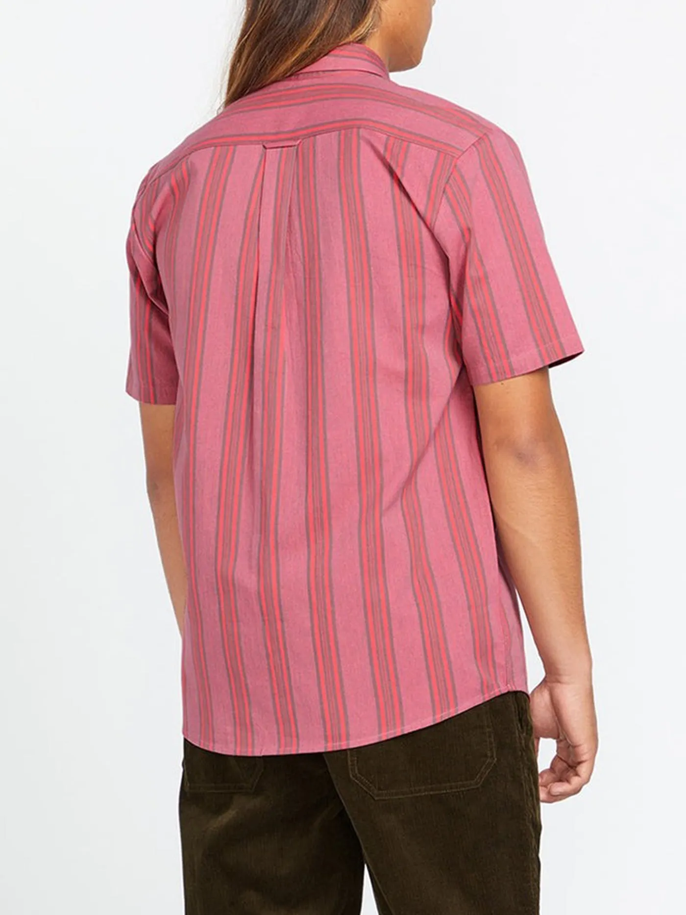 Newbar Stripe Short Sleeve Buttondown Shirt