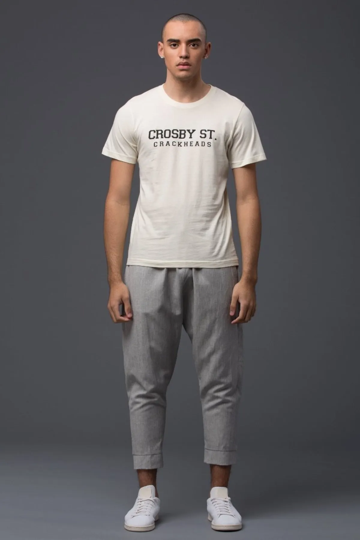 Palmiers Du Mal Crosby Street Crackheads Graphic Tee - Off-White