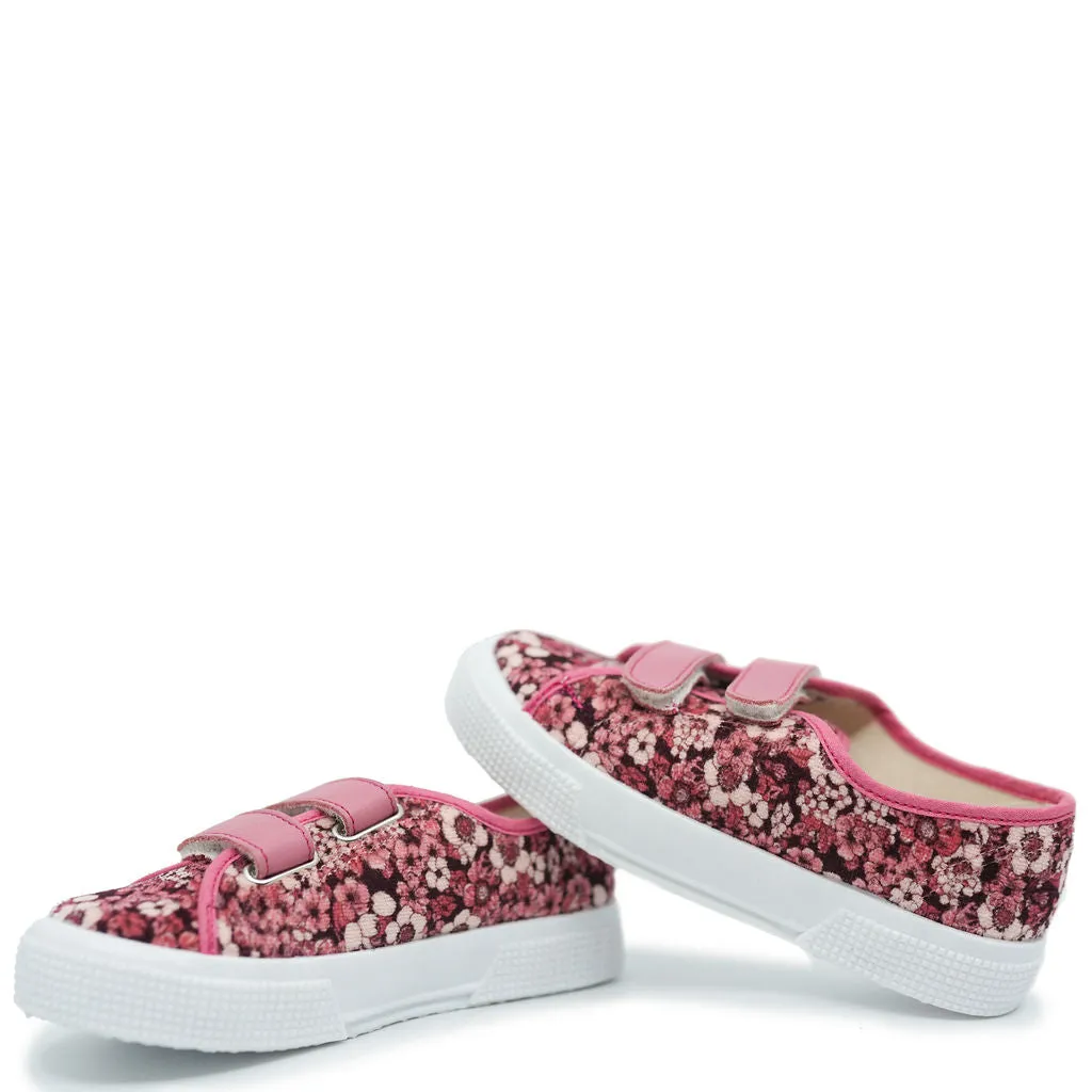 Pepe Raspberry Floral Printed Sneaker