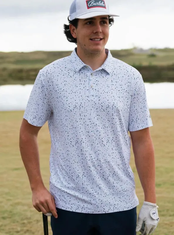 Performance Polo - White Speckled