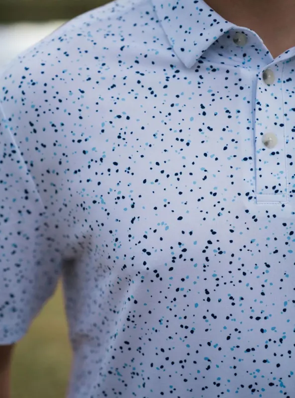 Performance Polo - White Speckled