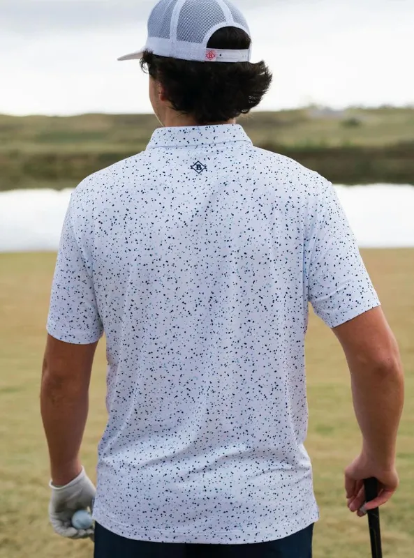 Performance Polo - White Speckled