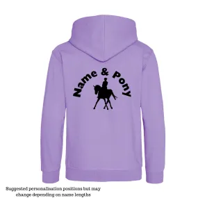 Personalised Equestrian Hoodie Kids - Dressage Design