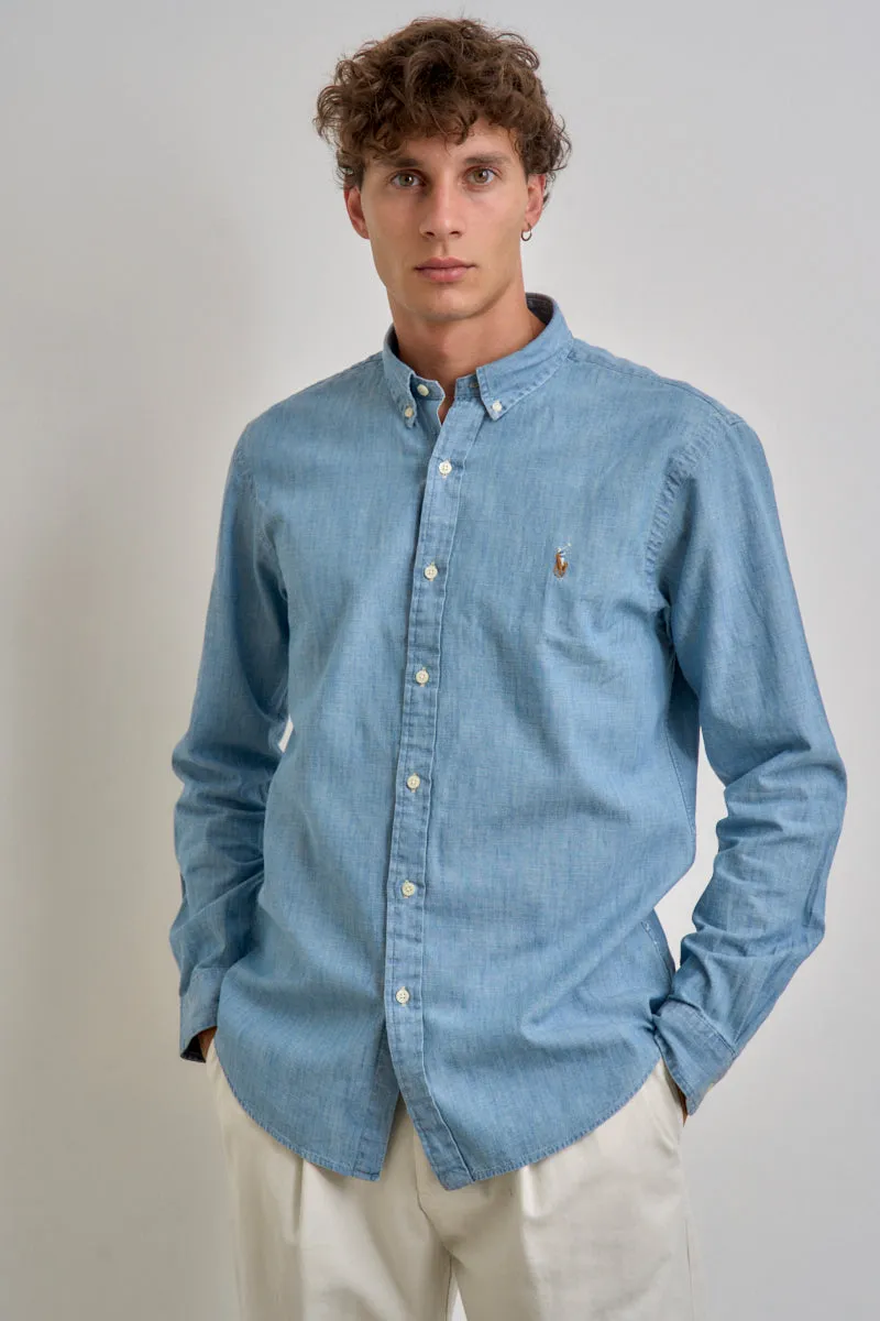 POLO RALPH LAUREN Camicia in chambray Slim-Fit