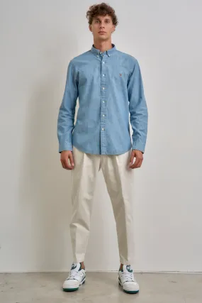 POLO RALPH LAUREN Camicia in chambray Slim-Fit