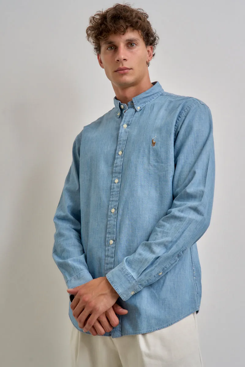 POLO RALPH LAUREN Camicia in chambray Slim-Fit