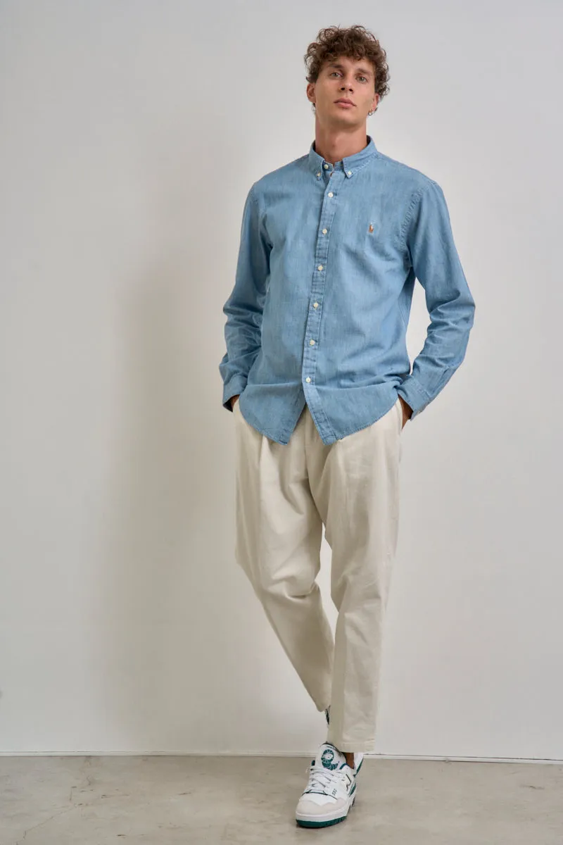 POLO RALPH LAUREN Camicia in chambray Slim-Fit