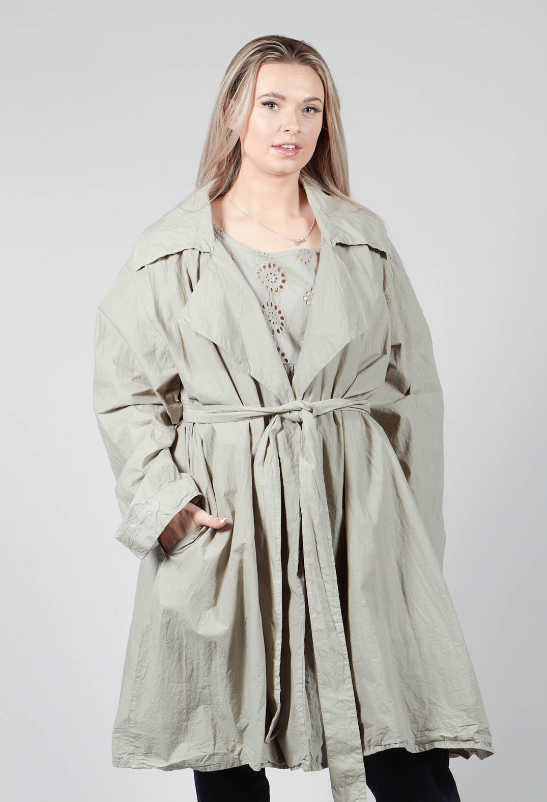 Prozentarm Coat in Salbei Green