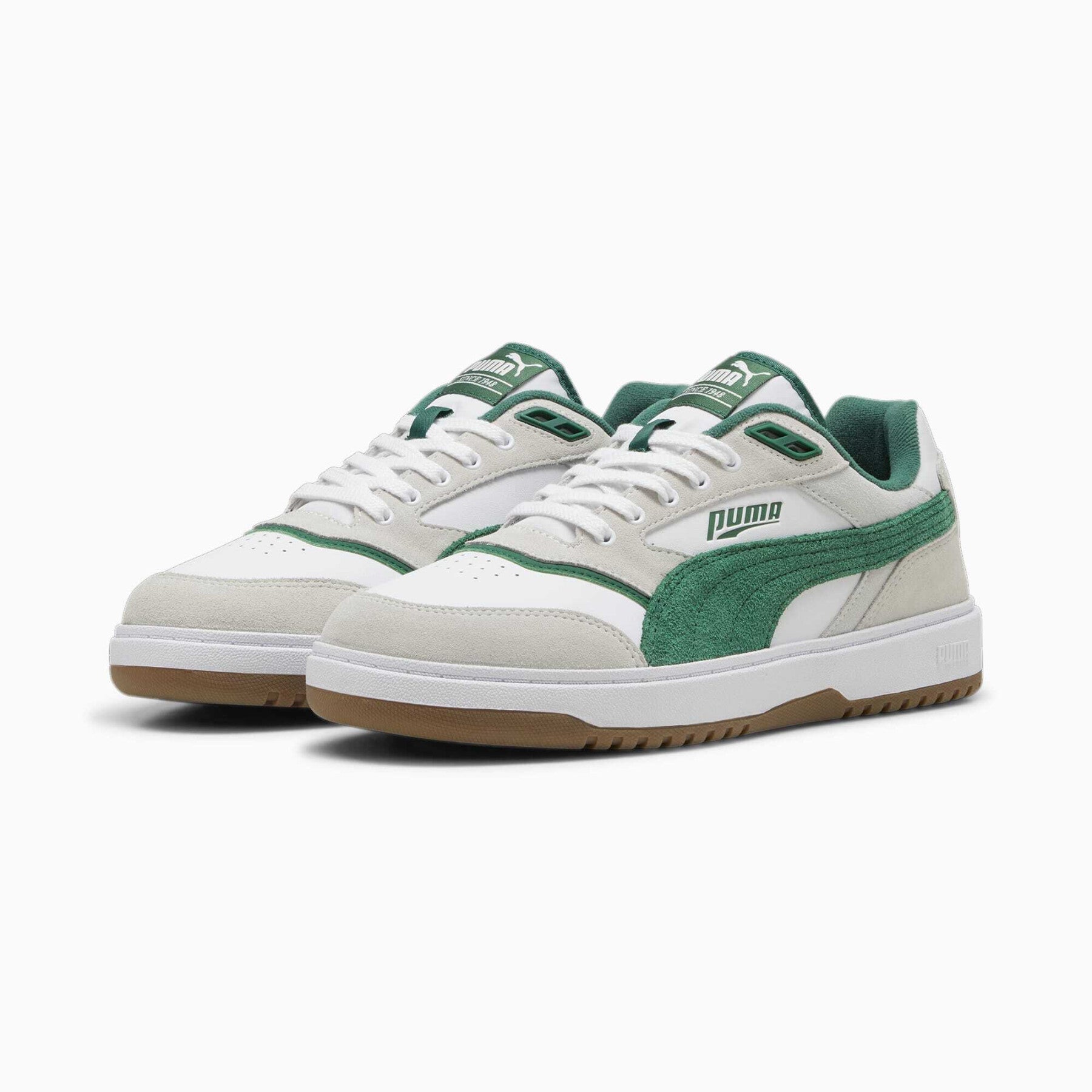 Puma 39328308 Mens Doublecourt Prm Shoes White Green