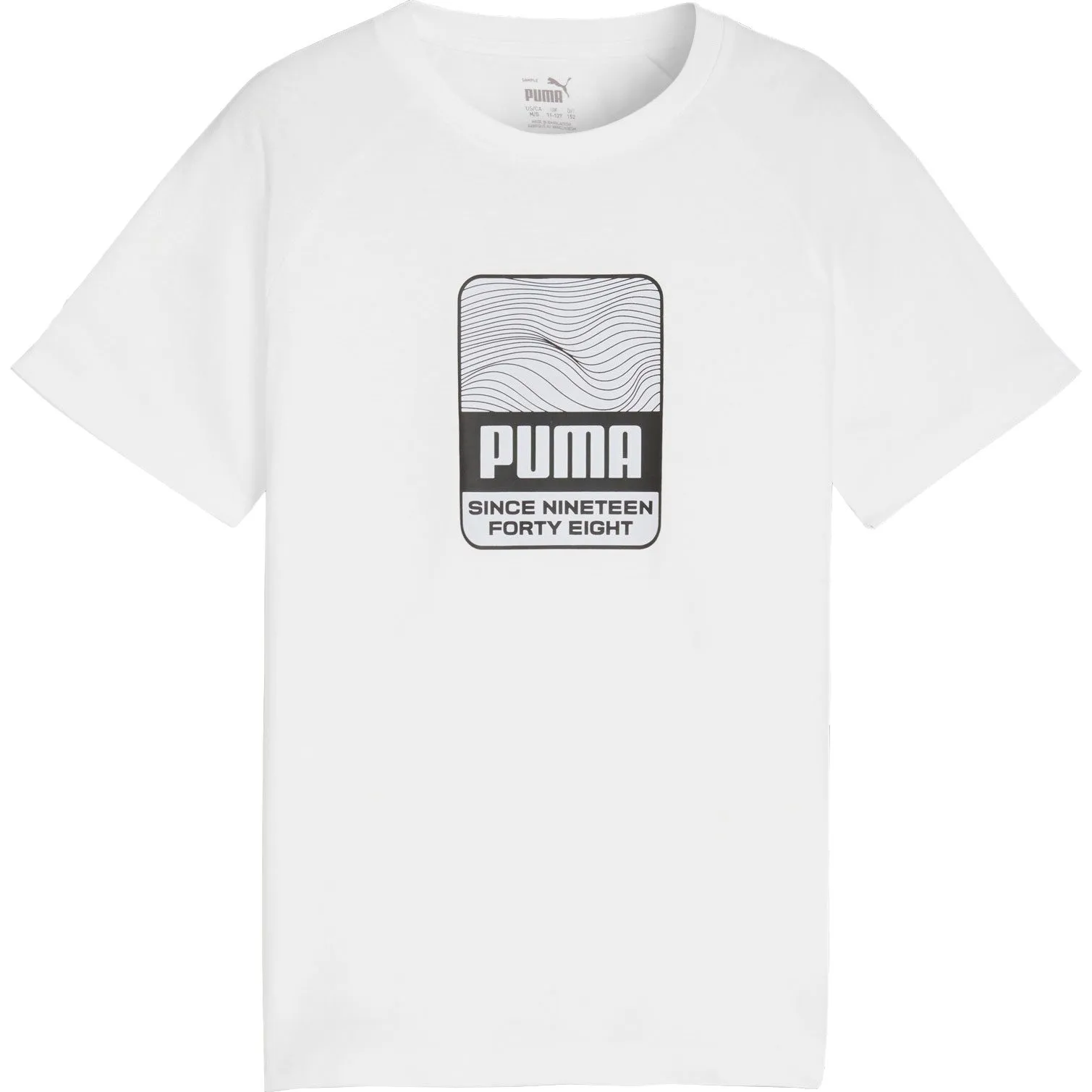 Puma - Active Sports Graphic T-Shirt Boys puma white