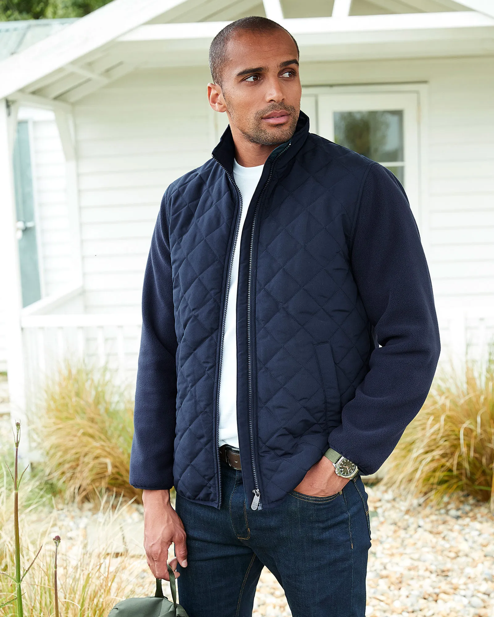 Quilted Fleece Jacket