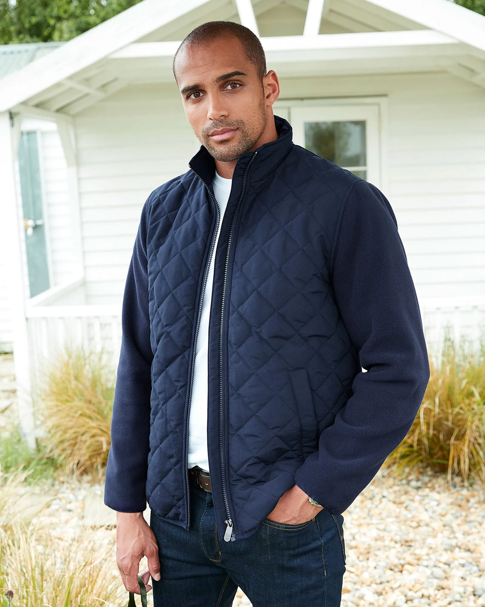 Quilted Fleece Jacket