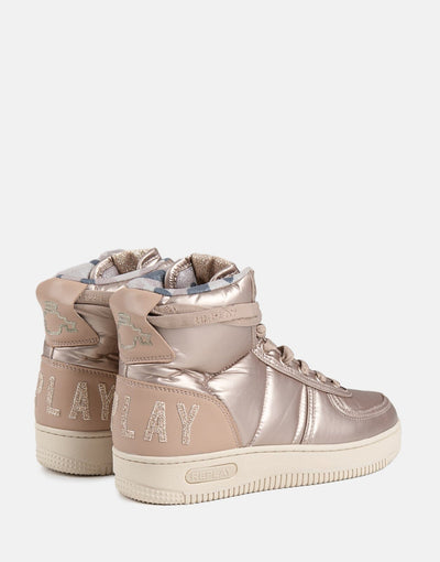 Replay Womens Epic High Top 2 Shoes Nude