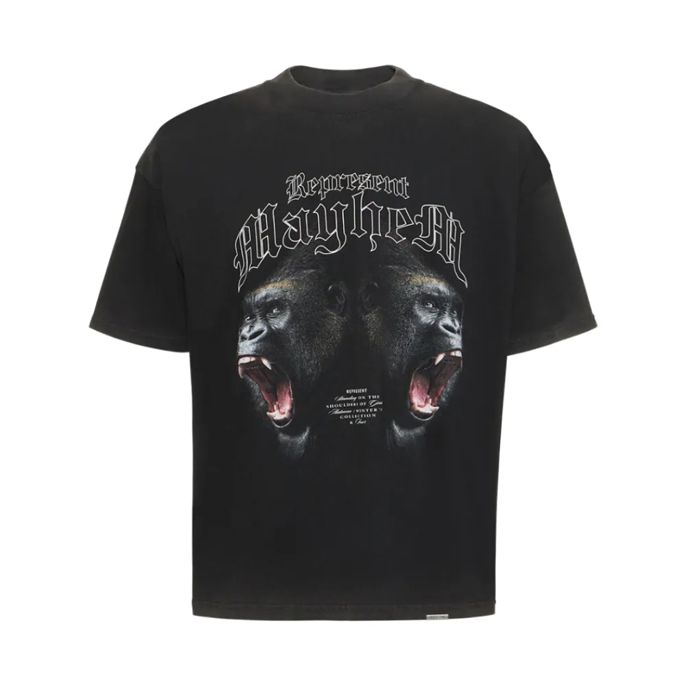 Represent Mayhem Graphic T-shirt 'Black'