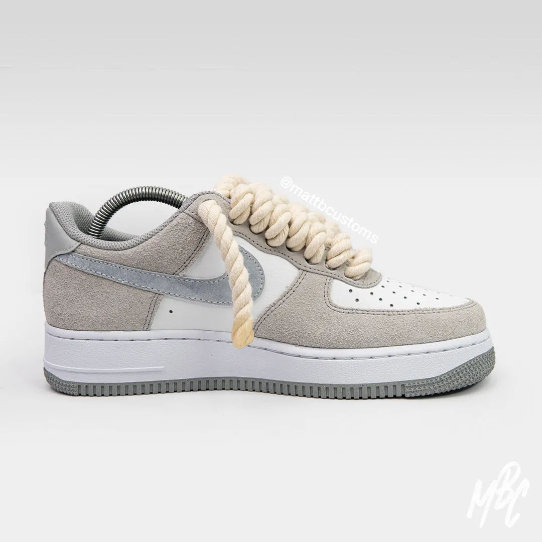 Sand Stone Thicc Lace - Air Force 1 Custom