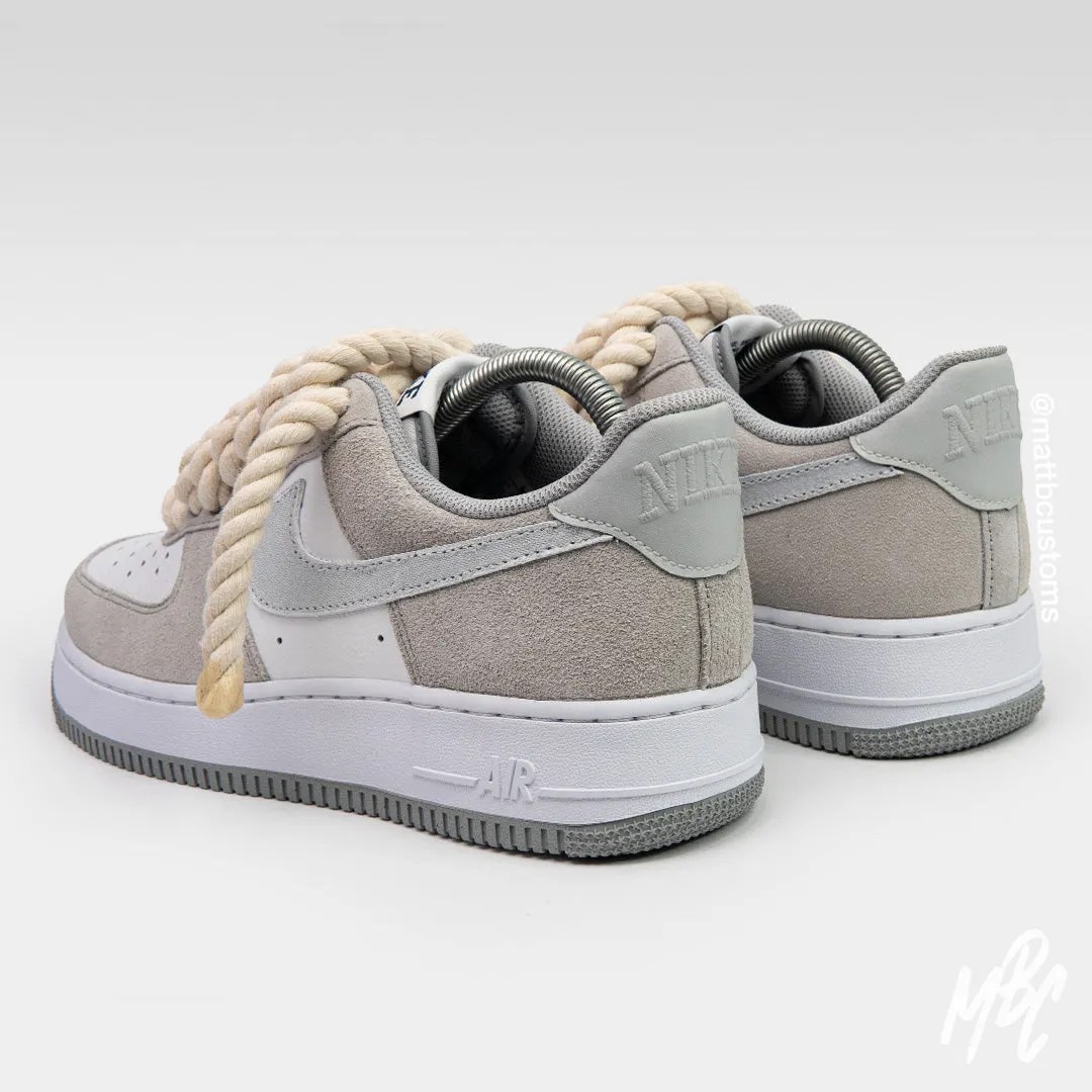 Sand Stone Thicc Lace - Air Force 1 Custom