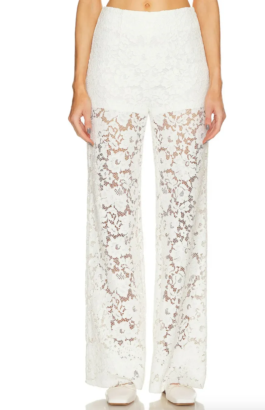 Sans Faff London Lace Flared Pants