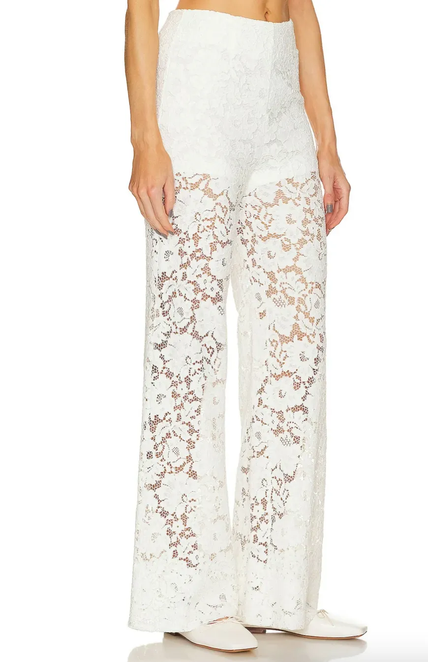 Sans Faff London Lace Flared Pants