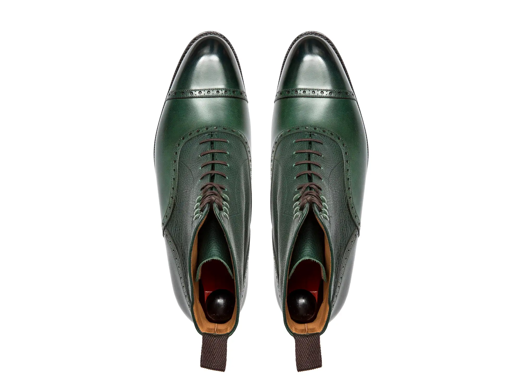 Seaview - MTO - Forest Calf / Green Soft Grain - NGT Last - Single Leather Sole