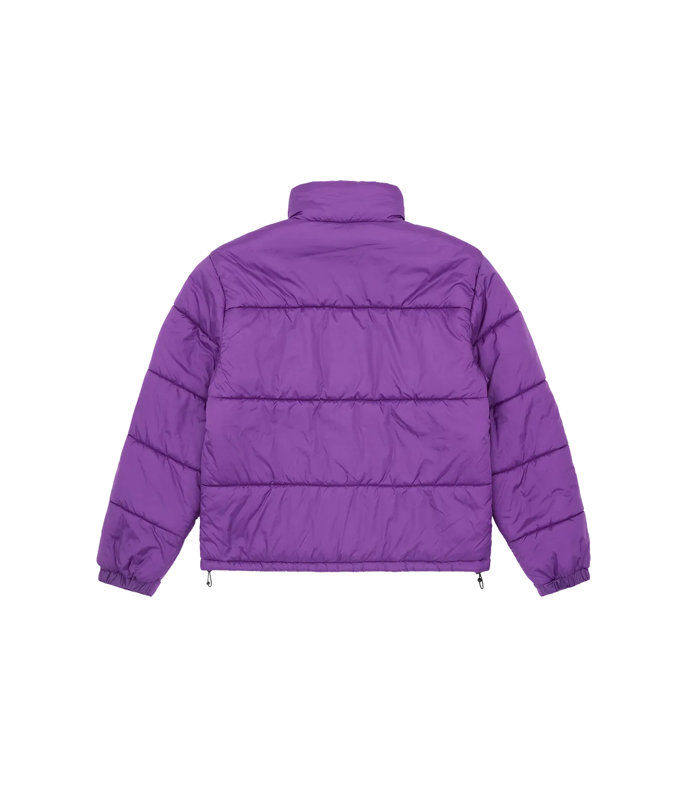 SMALL ARCH LOGO PUFFER JACKET - PURPLE