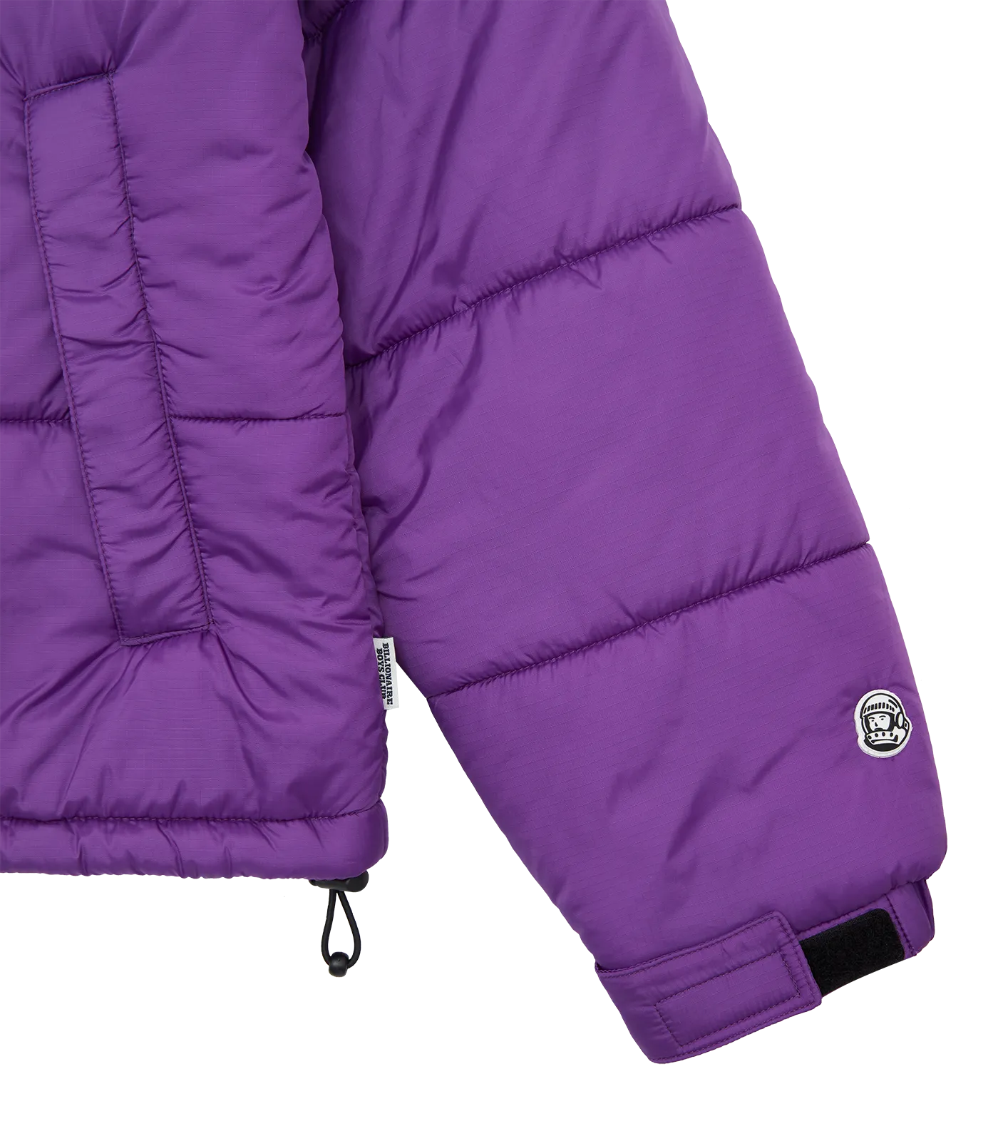 SMALL ARCH LOGO PUFFER JACKET - PURPLE