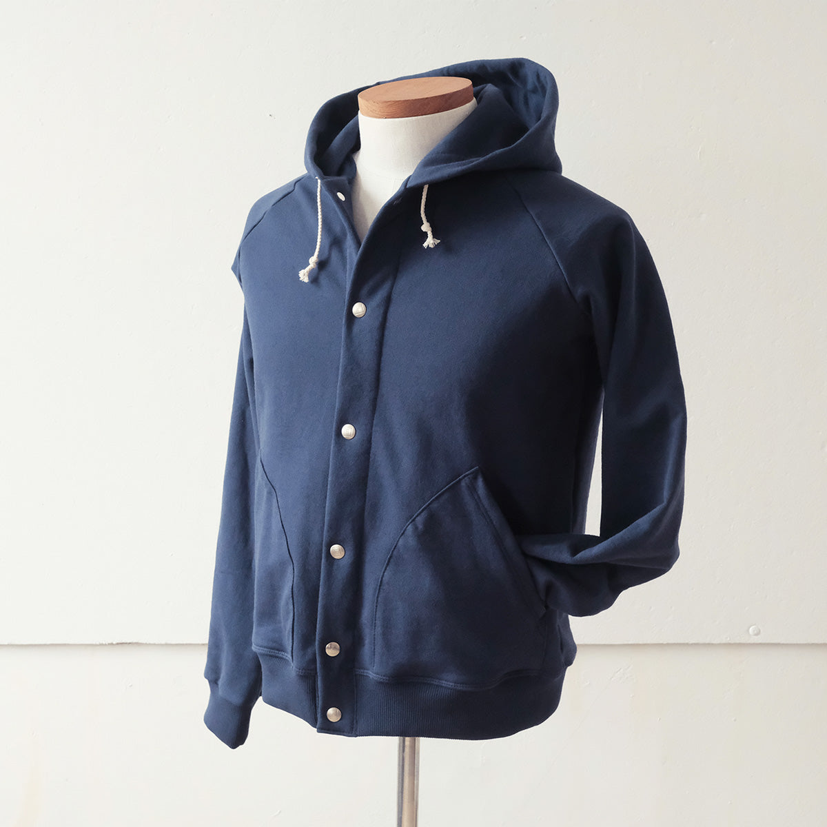 Snap Hoodie - Navy