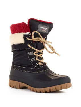 Storm By Cougar Creek Snow Boot in Black/Red