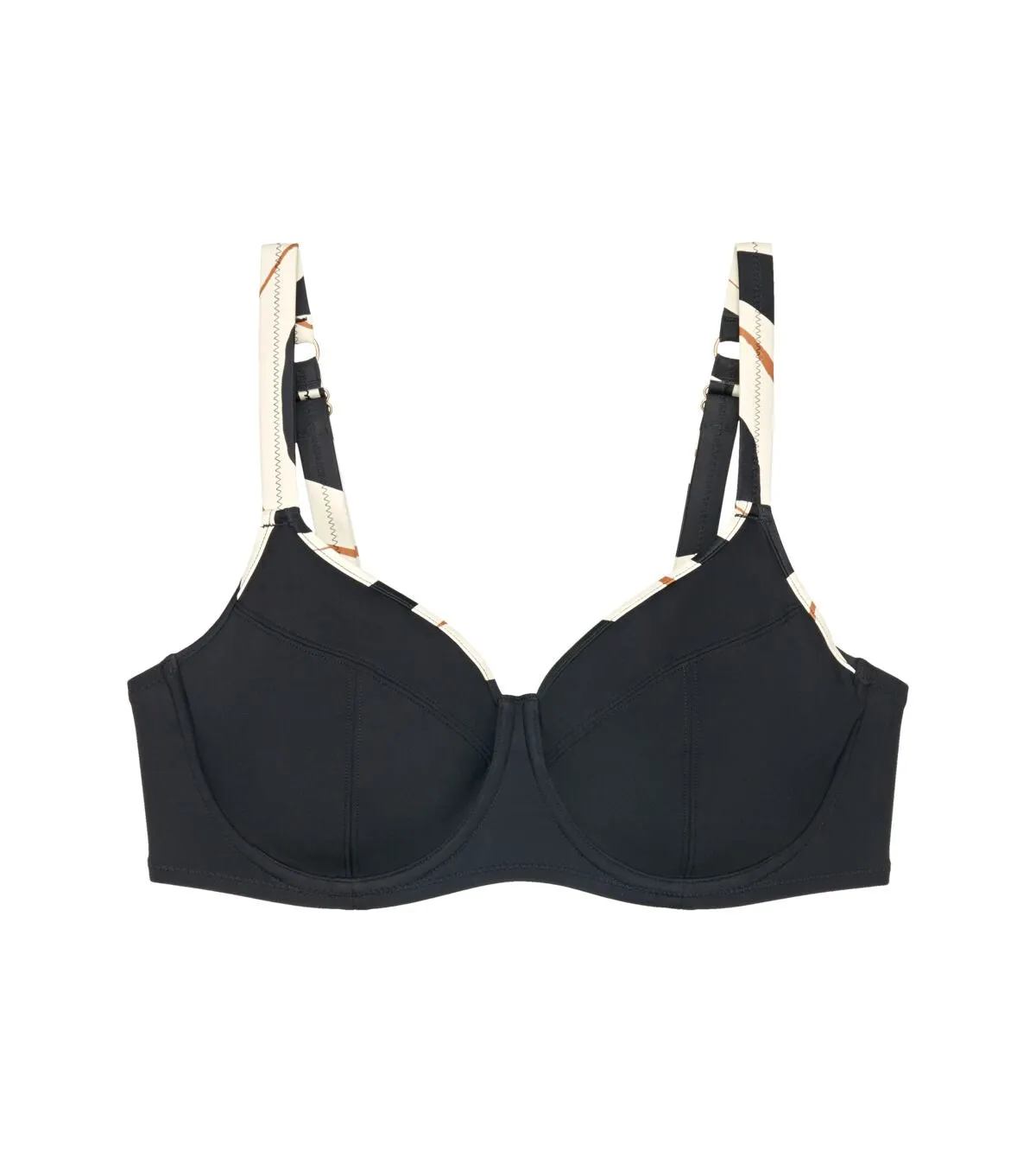 Summer Allure Wired Bikini top - Black