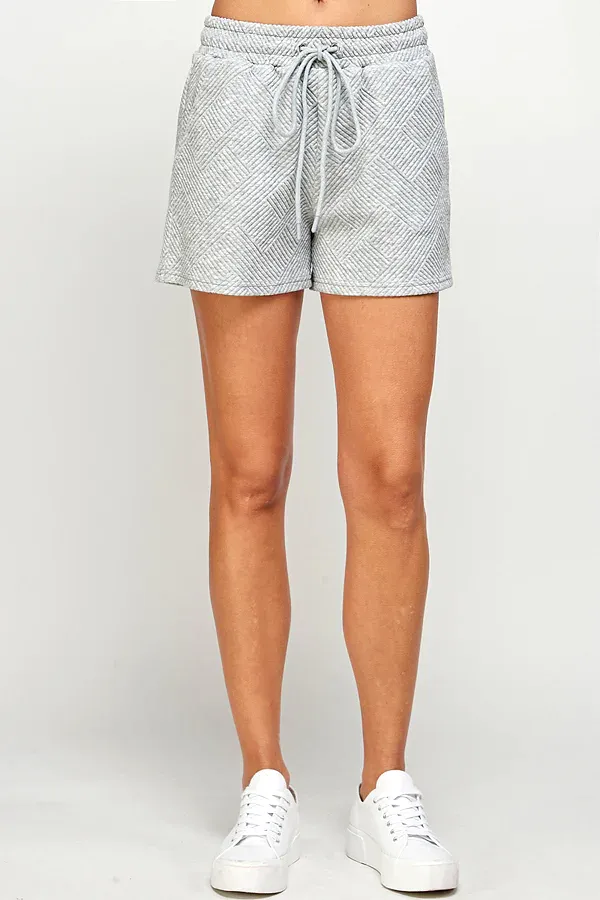 Textured Soft Short Pants